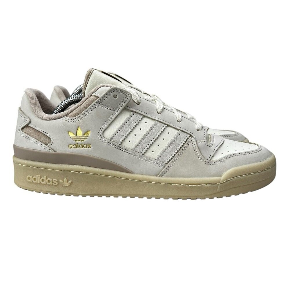 Adidas Forum Low CL Ivory Wonder Beige Sand Shoes IH7826 Men's Sizes 9 - 11